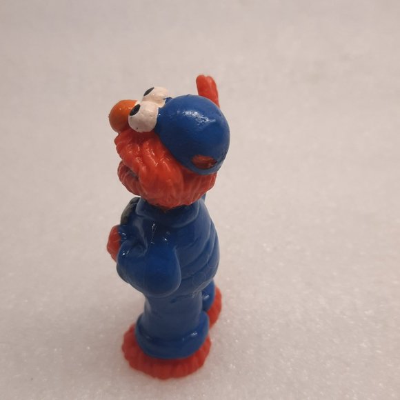Elmo Mechanic Figure Sesame Street Applause birthday Cake Topper Wrench mini toy - Picture 2 of 7